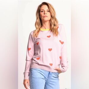 Pink Martini Ashlynn Heart Sweater – Size M
